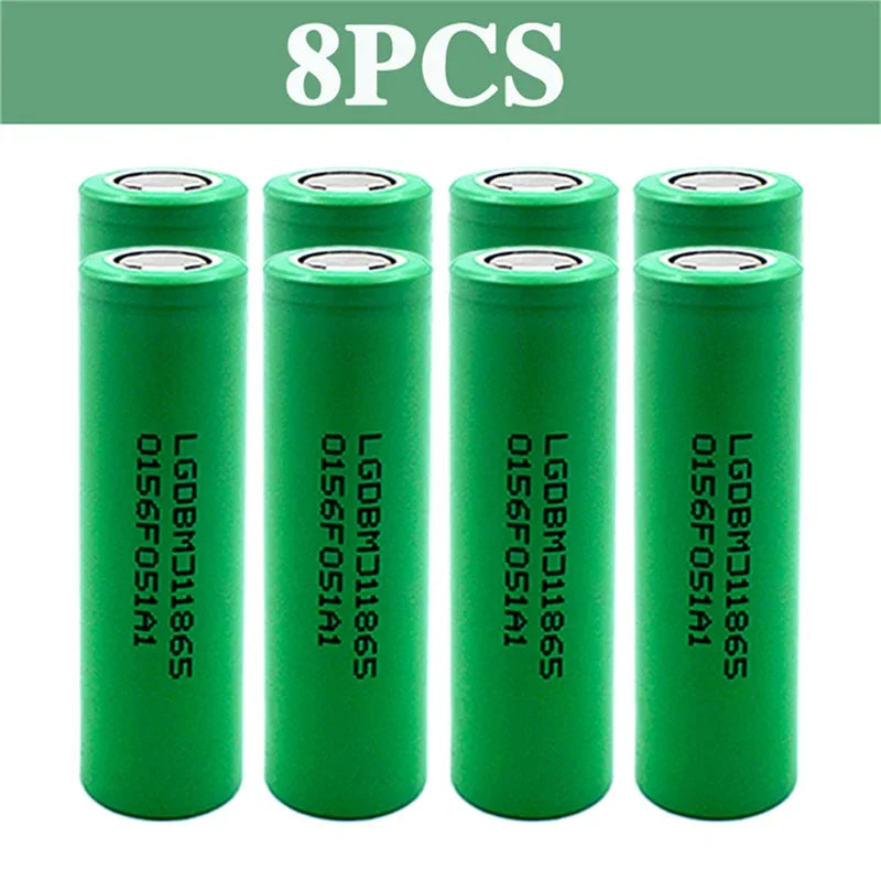 New 18650 lithium battery 3500mAh 3.7v 25A- high power battery 18650 rechargeable battery+Charger