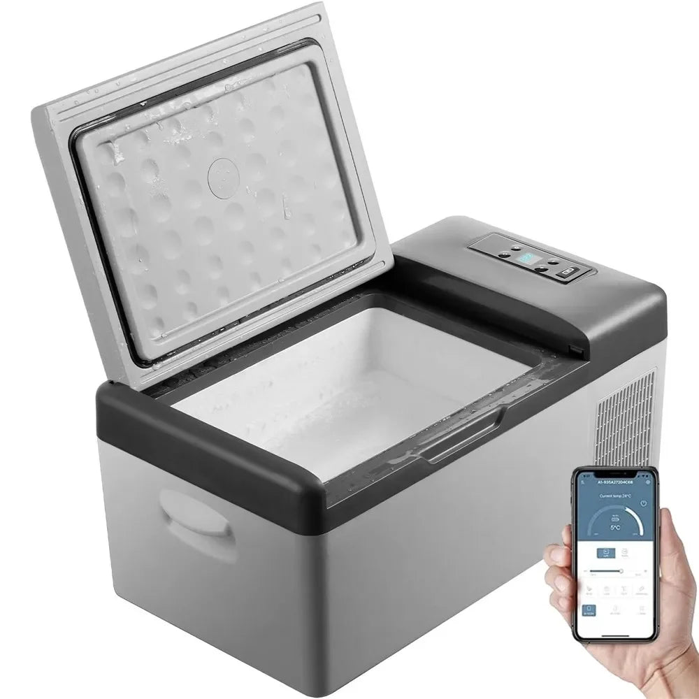 Camping/Car Compressor Fridge Freezer- 15L- 12/24V- APP Control
