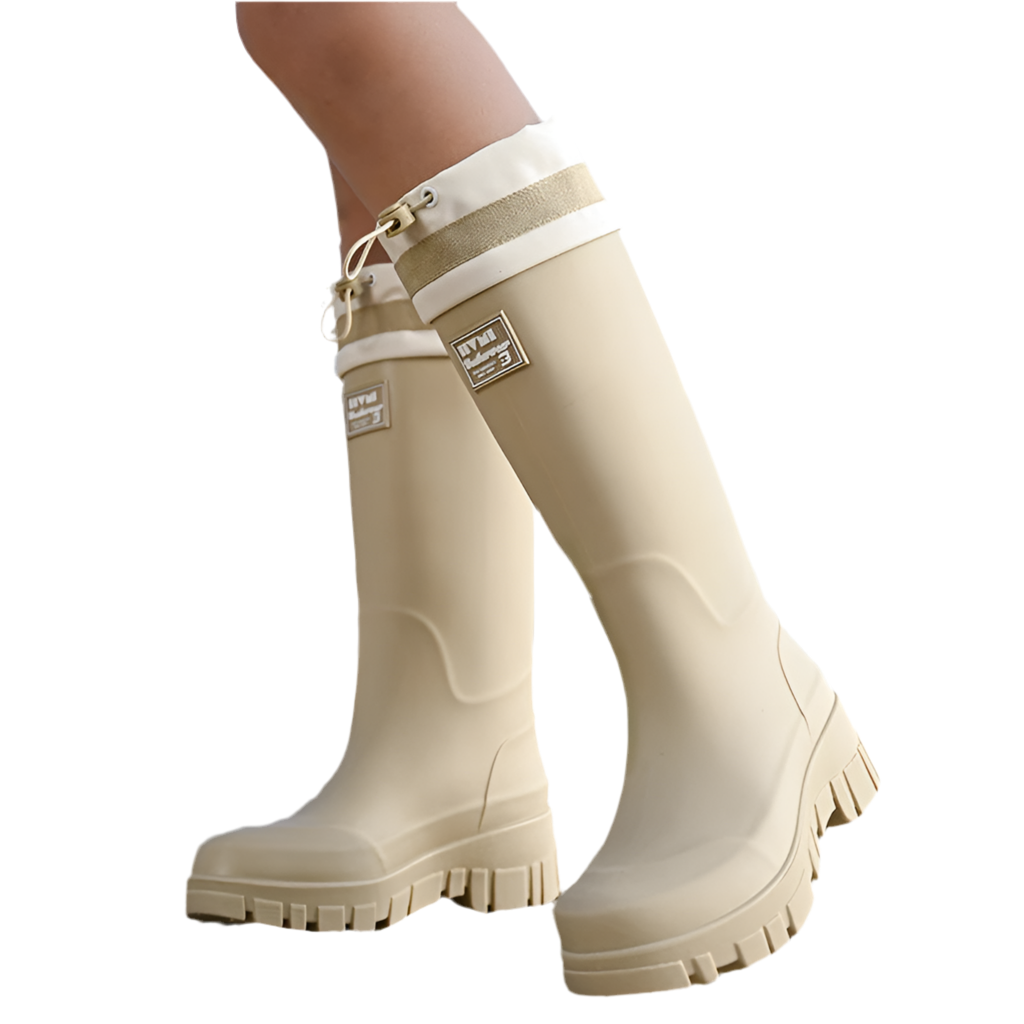 Waterproof Non-slip Wellies- Adjustable Drawstring