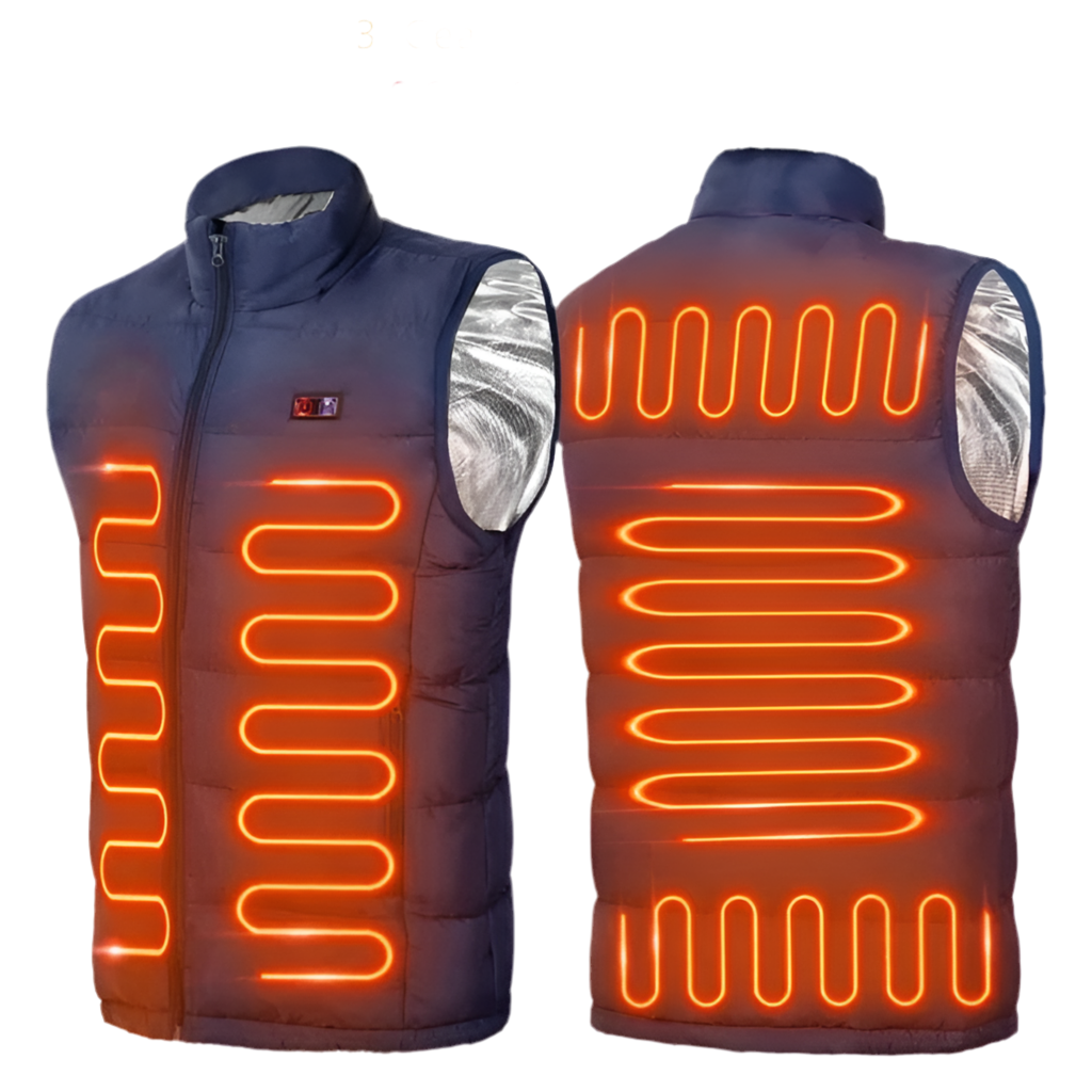9 Zone Heated Down Gilet USB Powered