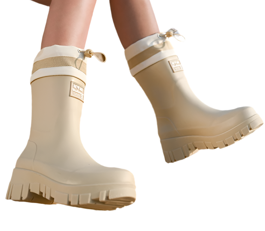 Waterproof Non-slip Wellies- Adjustable Drawstring