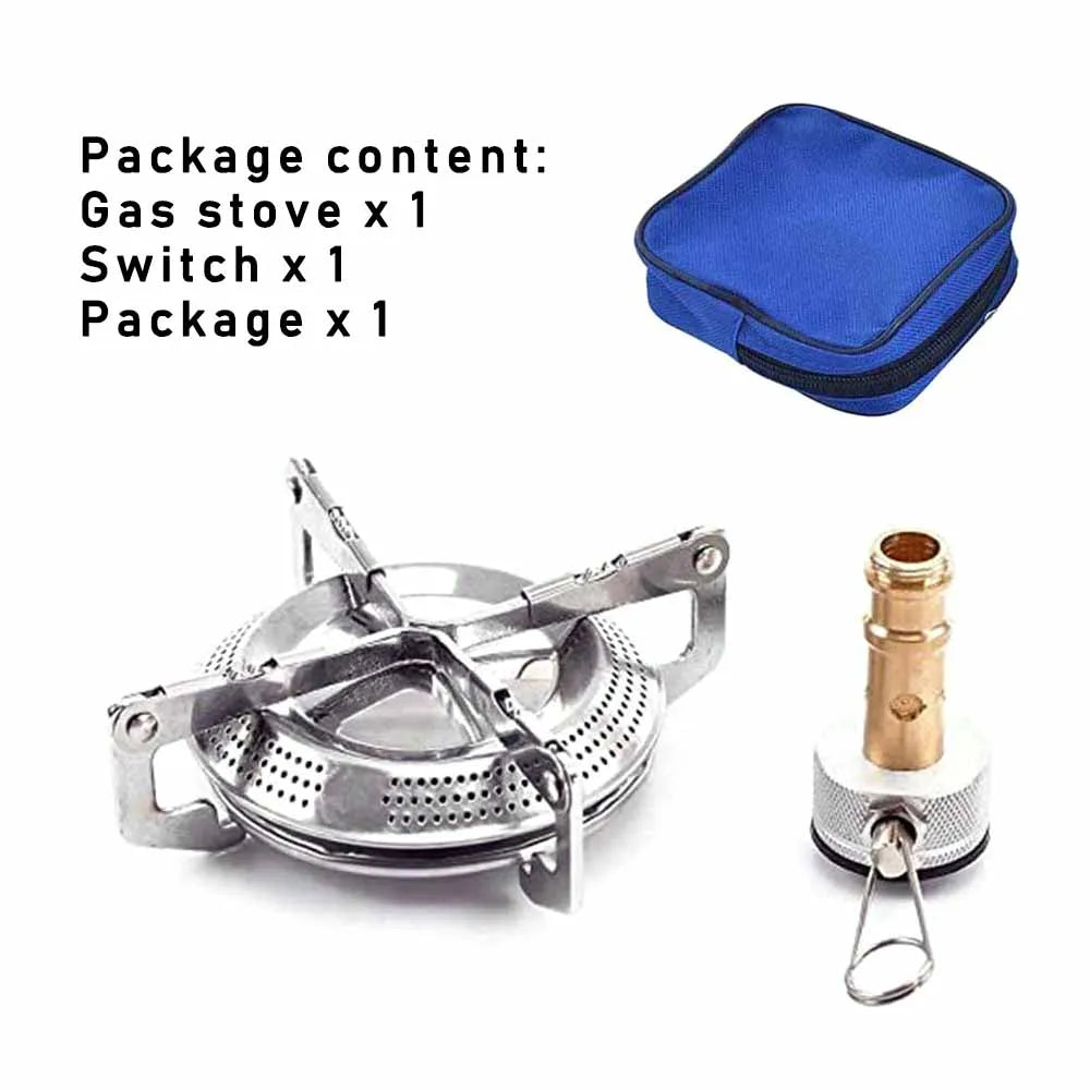 Compact Windproof Camping Gas Stove Portable