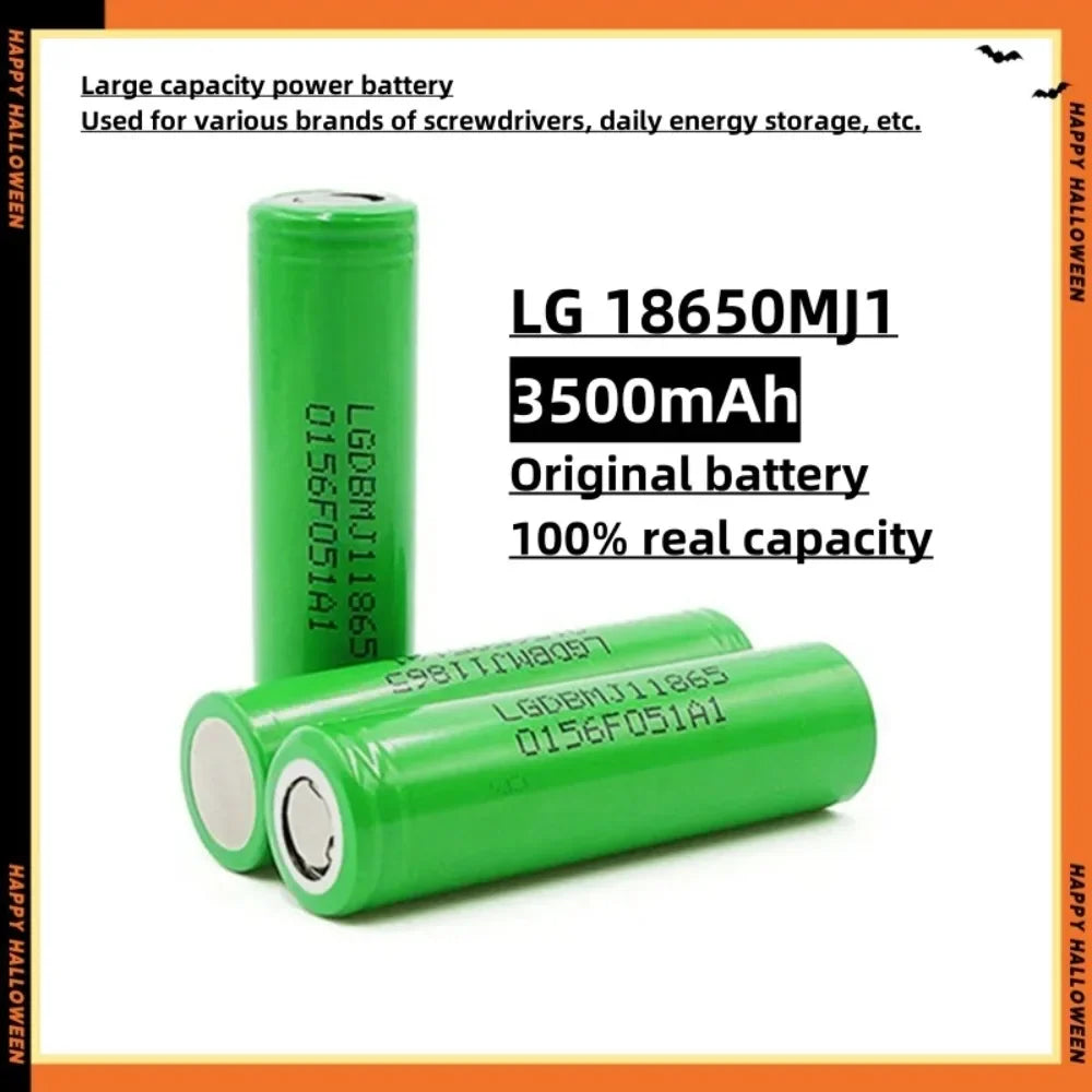New 18650 lithium battery 3500mAh 3.7v 25A- high power battery 18650 rechargeable battery+Charger