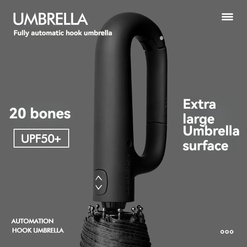 Compact Ultra Strong Umbrella- 20 Rib- Fully Automatic Operation- L