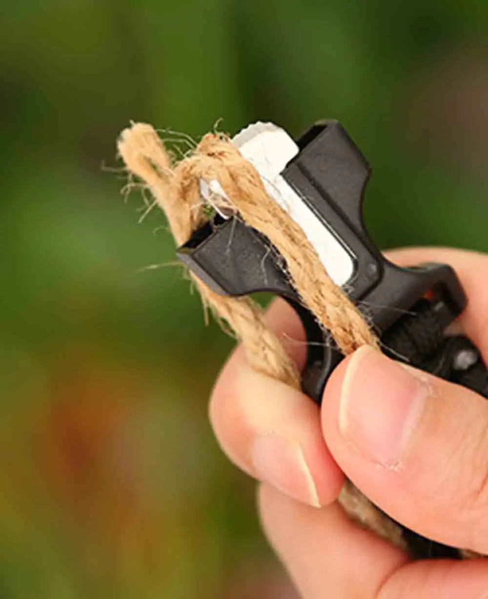 Outdoor Survival Para cord Rope Emergency Firestarter Whistle Compass Tactical Survival Bracelet Tool